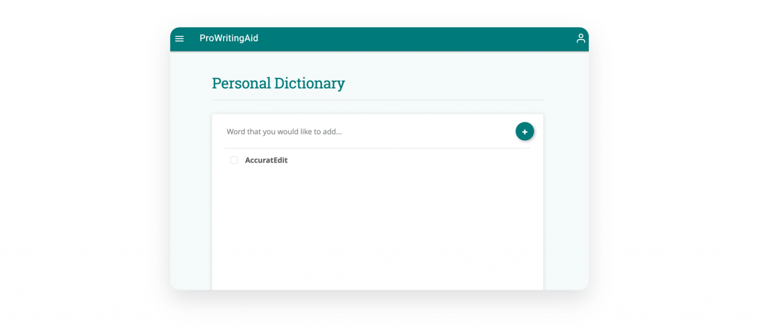 Custom spell check dictionaries — a must-have feature for sentence ...