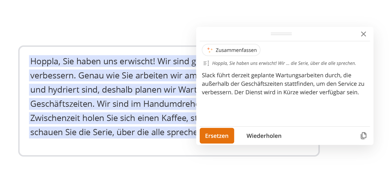 WProofreader KI-Schreibassistent