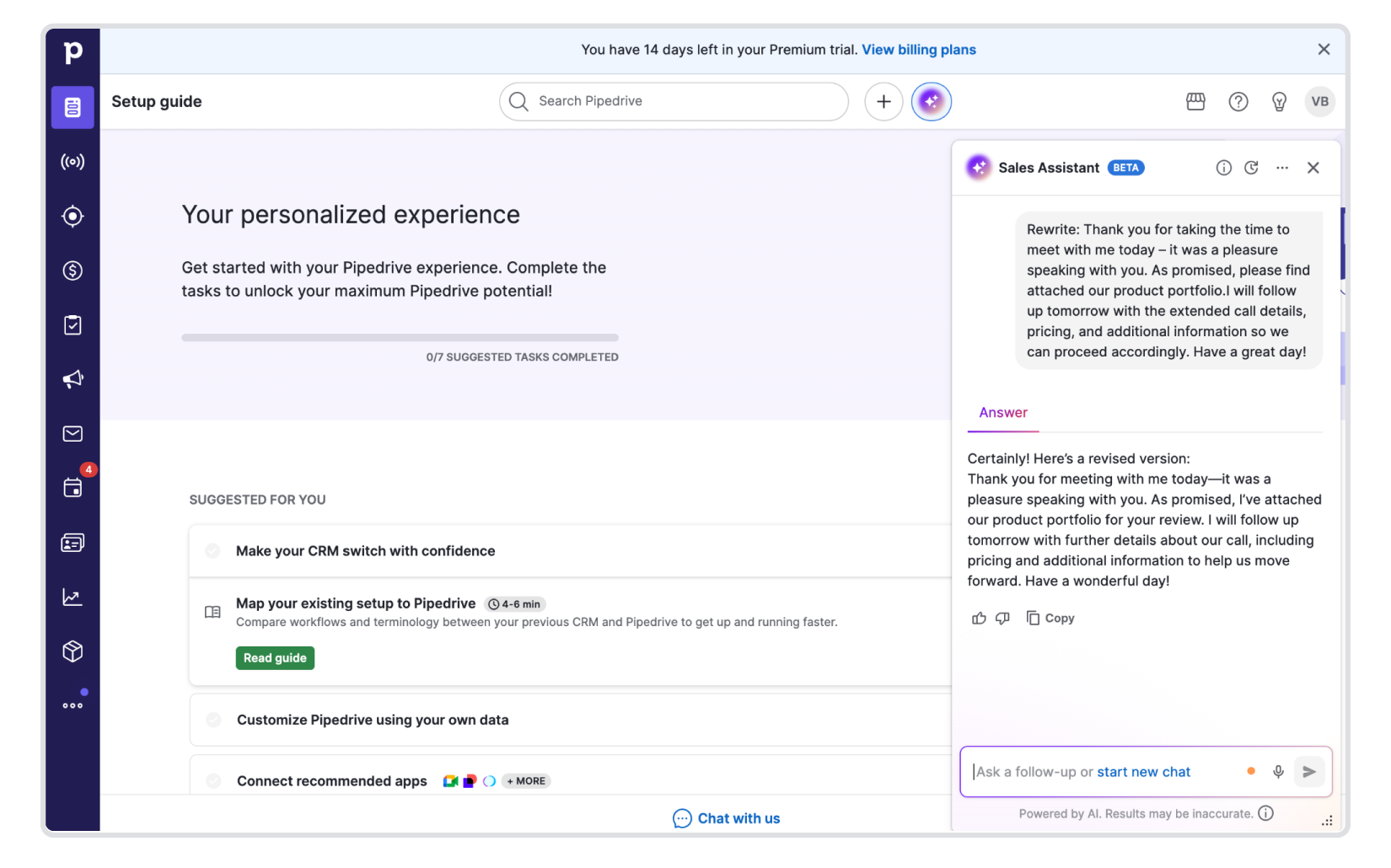 Pipedrive AI